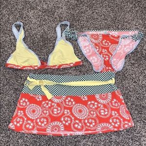 Calvin Klein Swim - Calvin Klein Womans 3 Pc. Bathing Suit Set SZ.L Calvin Klein Swim - Calvin Klein Womans 3 Pc. Bathing Suit Set SZ.L